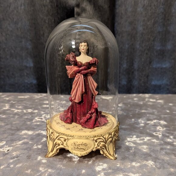 Gone with the Wind Glass Dome Figurine Scarlette's Shame 1993 EUC - Picture 3 of 8